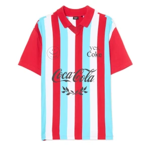 Cropp - Koszulka polo z nadrukiem Coca-Cola - biały
