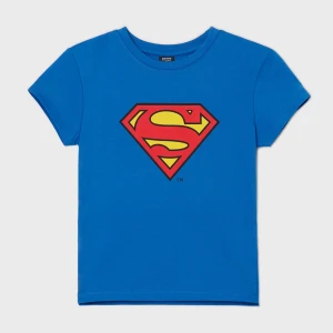 Cropp - Koszulka Superman - niebieski