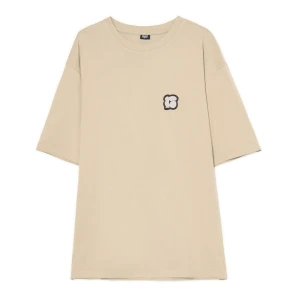 Cropp - Koszulka z brandowym haftem - zielony