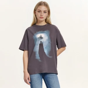 Cropp - Koszulka z efektem sprania Sandman - czarny