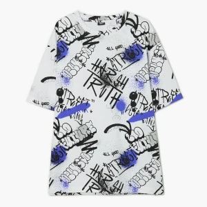 Zdjęcie produktu Cropp - Koszulka z motywem graffiti - biały