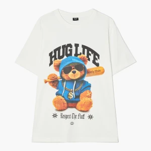 Zdjęcie produktu Cropp - Koszulka z pluszowym misiem w bluzie - kremowy