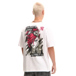 Cropp - Koszulka z postacią z serialu Arcane - biały