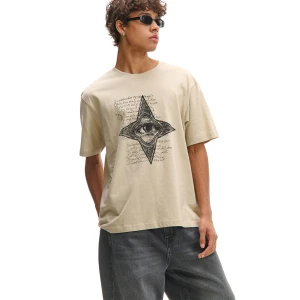 Cropp - Koszulka ze spirytystycznym motywem - zielony