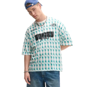 Cropp - Koszulka ze sportowym motywem - biały