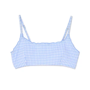 Cropp - Kraciasta góra od bikini - niebieski