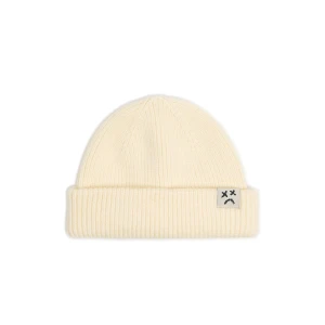 Cropp - Kremowa czapka dokerka - kremowy