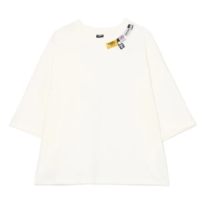Cropp - Kremowa koszulka z aplikacją - kremowy