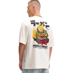 Zdjęcie produktu Cropp - Kremowa koszulka z grafiką - kremowy