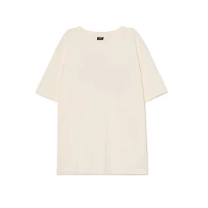 Cropp - Kremowa koszulka z motywem tygrysa - kremowy