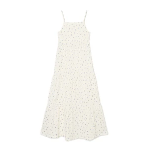 Cropp - Kremowa sukienka z kwiatowym motywem - kremowy