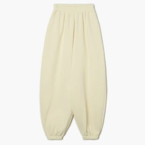 Cropp - Kremowe luźne joggery - kremowy