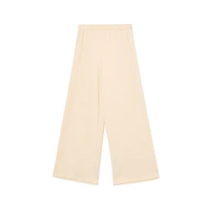 Cropp - Kremowe luźne spodnie dresowe - kremowy