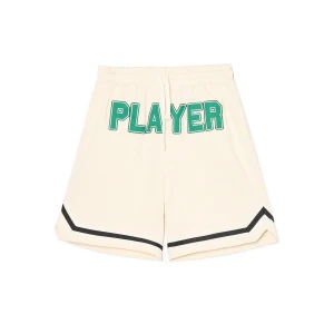 Cropp - Kremowe spodenki jorts z naszywką - kremowy