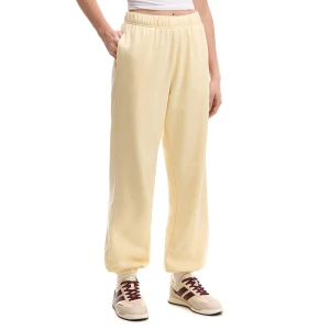 Cropp - Kremowe spodnie dresowe basic - kremowy