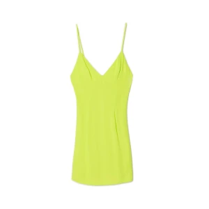 Cropp - Krótka sukienka na ramiączkach - zielony