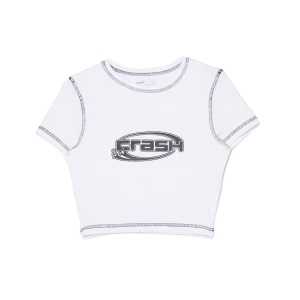Zdjęcie produktu Cropp - Krótki biały T-shirt - biały