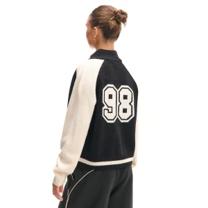 Cropp - Krótki kardigan z nadrukiem na plecach - wielobarwny