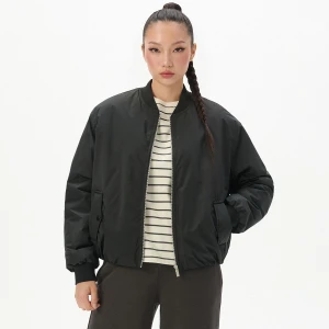 Cropp - Kurtka bomber o kroju balloon - czarny