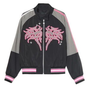 Cropp - Kurtka bomber z motywem cyber sigilism - czarny