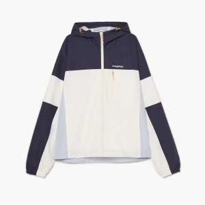 Cropp - Lekka kurtka z regulowanym kapturem i dołem - granatowy