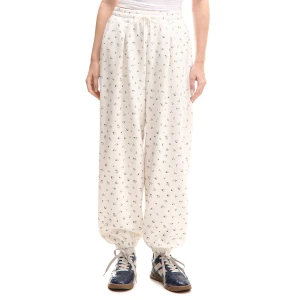 Cropp - Luźne dresowe joggery w kwiaty - wielobarwny