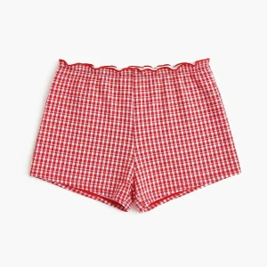 Cropp - Majtki kąpielowe w kratkę - czerwony