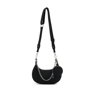 Cropp - Mała czarna torebka - czarny