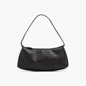 Cropp - Mała torebka hobo z imitacji skóry - czarny