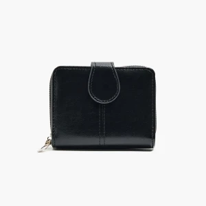 Cropp - Mały czarny portfel na zatrzask - czarny