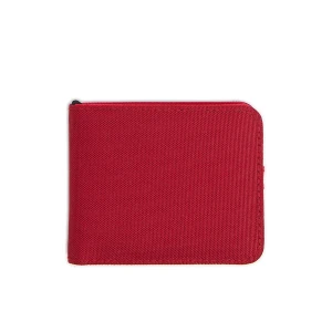 Cropp - Mały materiałowy portfel - kasztanowy