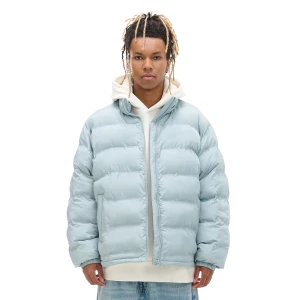 Cropp - Miętowa kurtka pufferka - zielony