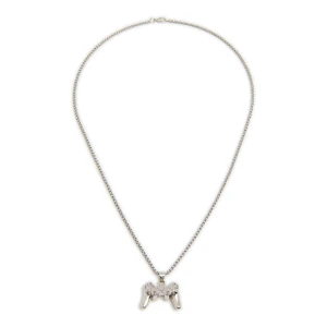 Cropp - Naszyjnik z gamerską zawieszką - srebrny