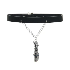 Cropp - Naszyjnik z rakietą Jinx z League of Legends - czarny