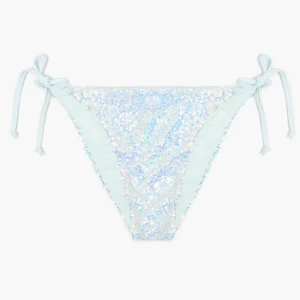 Cropp - Niebieski dół od bikini z cekinami - niebieski