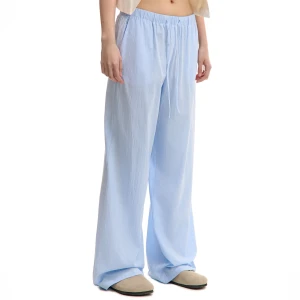 Cropp - Niebieskie gładkie spodnie - niebieski