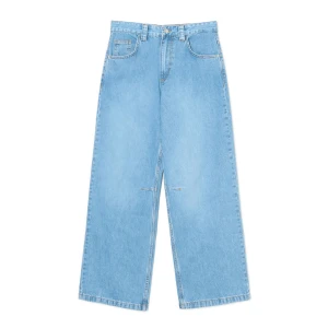 Cropp - Niebieskie jeansy baggy - niebieski