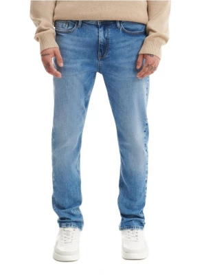 Cropp - Niebieskie jeansy męskie slim - niebieski