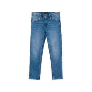Cropp - Niebieskie jeansy slim fit - niebieski