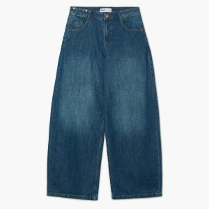 Cropp - Niebieskie jeansy slouchy fit - niebieski