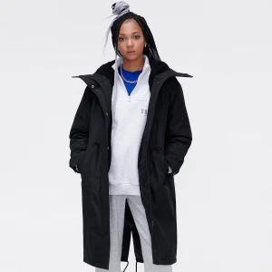 Cropp - Ocieplana parka z kapturem - czarny