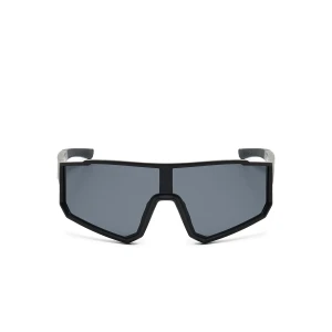 Cropp - Okulary przeciwsłoneczne z geometrycznymi oprawkami - czarny