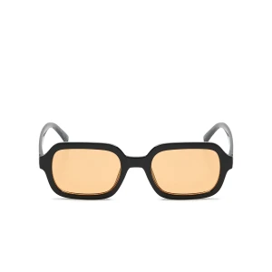 Cropp - Okulary przeciwsłoneczne z grubymi oprawkami - czarny