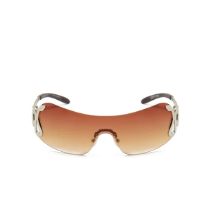 Cropp - Okulary przeciwsłoneczne z motywem węża - jasny szary