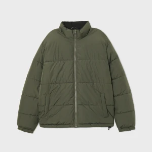 Cropp - Oliwkowa kurtka puffer ze stójką - zielony