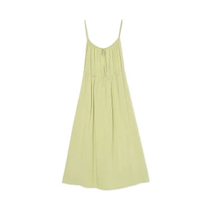 Cropp - Oliwkowa sukienka midi z wiskozy - zielony