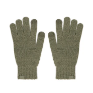 Cropp - Oliwkowe rękawiczki basic - zielony