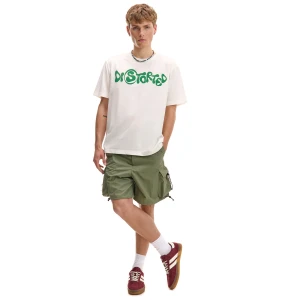 Cropp - Oliwowe szorty z kieszeniami cargo - zielony