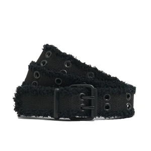 Cropp - Pasek do spodni z postrzępieniami - czarny