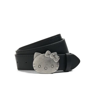 Cropp - Pasek z klamrą w kształcie Hello Kitty - czarny